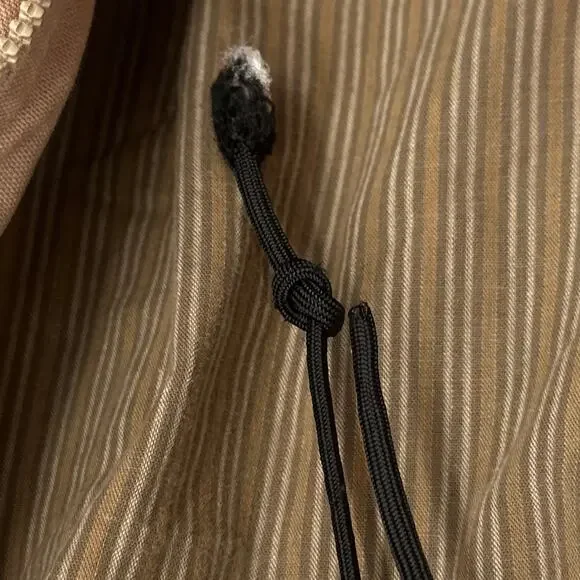 VTG Outback Field Jacket Lg Tan Canvas Western Ranch Barn Coat Distressed Rugged - Picture 14 of 16